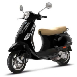 Vespa Lx 25km 4T 2V zwart vulcano 98/ a