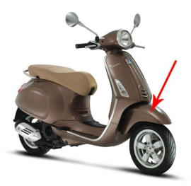 Voorspatbord Piaggio origineel bruin 129/a past op primavera 1b000947000md