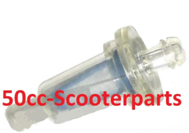 Benzinefilter univerzeel voor 6mm slang rond klein 91004