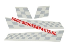 Stickerset Sport Vespa S mat zwart 85-B origineel 67327700a2