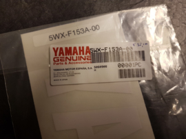 Sticker Yamaha origineel 5WX-153A-00 27,5 cm