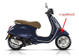 Voorspatbord Vespa primavera blauw metallic 289/ a origineel 1b006643000dk