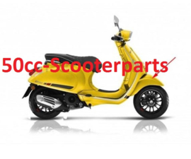 Voorspatbord Vespa Sprint sport mat geel 974/a origineel 67364400l7