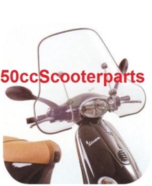 Windscherm + Bevestigingsset Laag Vespa Et2 Et4 Piaggio Liberty Origineel 100032M000