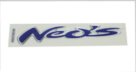 Sticker Yamaha woord [neo's] zijscherm Yamaha Neo's vanaf 2008 3d paars aluminium 5c2f178100