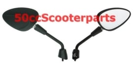 Spiegels Mat Zwart Vespa Sprint Kort 38432