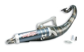 Uitlaat Graffiti Yamaha Aerox Blank-Blauw Malossi 3215174