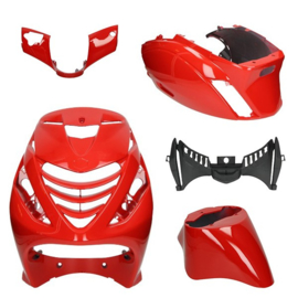 Kappenset Piaggio Zip Sp Ferrari glans rood DMP 5-delig 37399