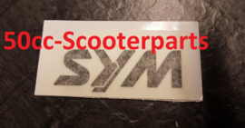 Sticker Sym jet X-pro "SYM" origineel 87170-AKA-A00-T2