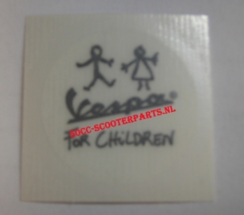 Sticker " Vespa for children " origineel 1B001078