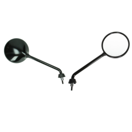 Spiegels  Vespa Lx Lang Origineel Model Glans Zwart 38523