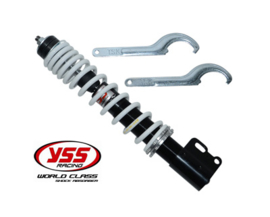schokbreker cosa Vespa PX125 PX200 250mm wit voor yss vd222-255t-01