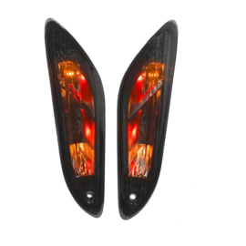 Knipperlichten Vespa Primavera Sprint Led Audi Look achter smoke 24ve58