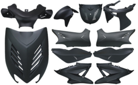 Kappenset Yamaha Aerox zwart mat DMP 11-delig 29995