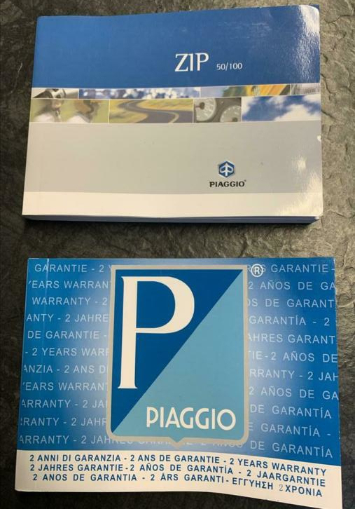 Onderhoudsboekje + handleiding Piaggio Zip 2000 4T 444182CH | Diversen |  50CC-SCOOTERPARTS