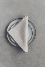 Stonewashed Linnen Servetten Natural 2 stuks