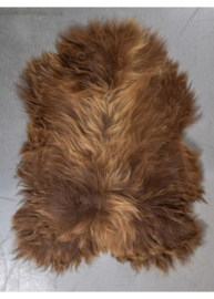 Ijslands schapenvacht roestbruin ca. 60x100 cm