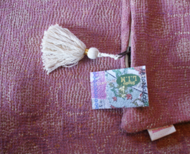 Vintage Kantha kussen 40x60 pink
