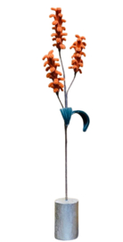 Decoratie Bloem oranje hyacint