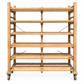 Vintage Houten Bakkerskar | Roomdivider & Presentatierek