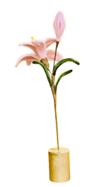 Decoratie Bloem roze lelie