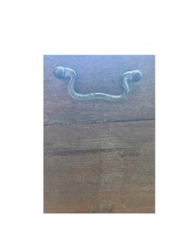 Oude kist uniek item 64x39x37