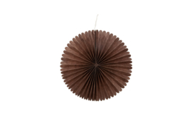 Decoratierosette Aubergine L