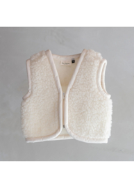 Bodywarmer schapenvacht baby maat 74-92