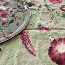 Blossom Garden tafelkleed Linnen 145x350 cm