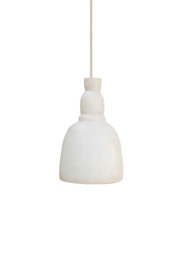 Hanglamp tadelakt off-white Bell