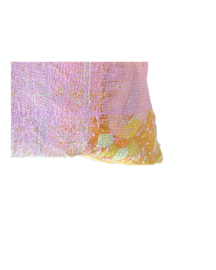 Vintage Kantha kussen 50x70  pink