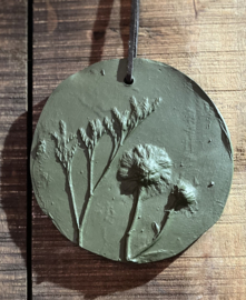 Botanisch wandornament 023 kleur Intensive Moss LABpaint 76