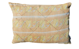 Vintage Kantha kussen 50x70 orange yellow