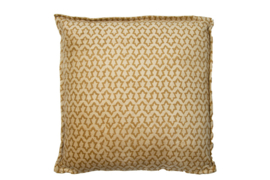 Velvet kussen Elena ginger 45x45