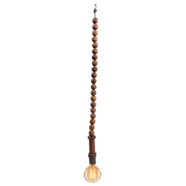 Hanglamp houten kralen