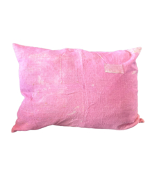Vintage Kantha kussen 50x70  pink