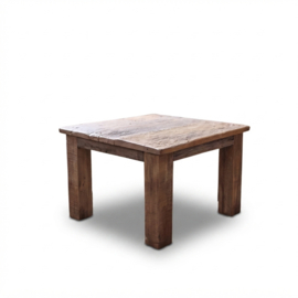 Bijzettafel Jan 60x60x40 cm | Robuust houten bijzettafel