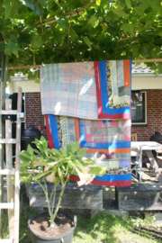 Vintage Kantha Quilt multicolor
