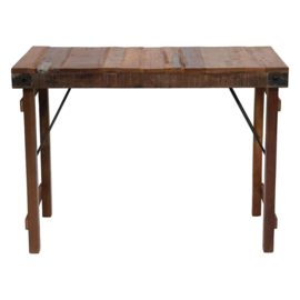Gerecycled Houten Consoletafel | Unieke Rustieke Sidetable