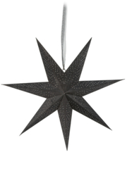 Decoration star Velvet XL  black