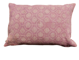 Vintage Kantha kussen 40x60 pink