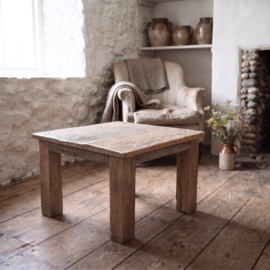 Bijzettafel Jan 60x60x40 cm | Robuust houten bijzettafel