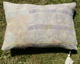 Vintage Kantha kussen 40x60 pastel