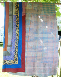 Vintage Kantha Quilt multicolor