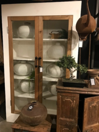 White & Natural display cabinet.                           SALE