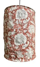 Hanglamp Kantha old pink UITVERKOCHT