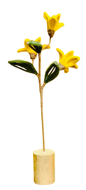Decoratie Bloem gele lelie