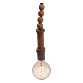Hanglamp houten kralen