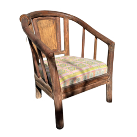 Naga Loungechair | Unieke Loungestoel met Vintage Kantha