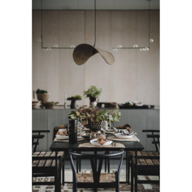 Disque lamp bruin